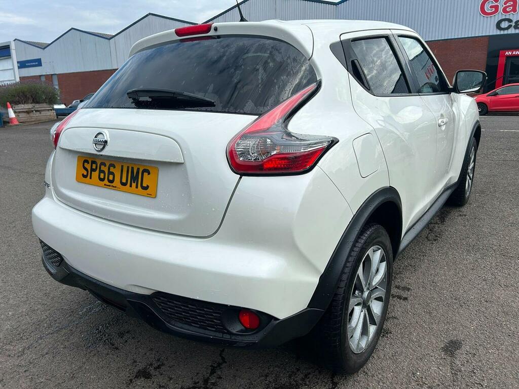 Nissan Juke 1.6 Tekna Xtron Euro 6 White #5