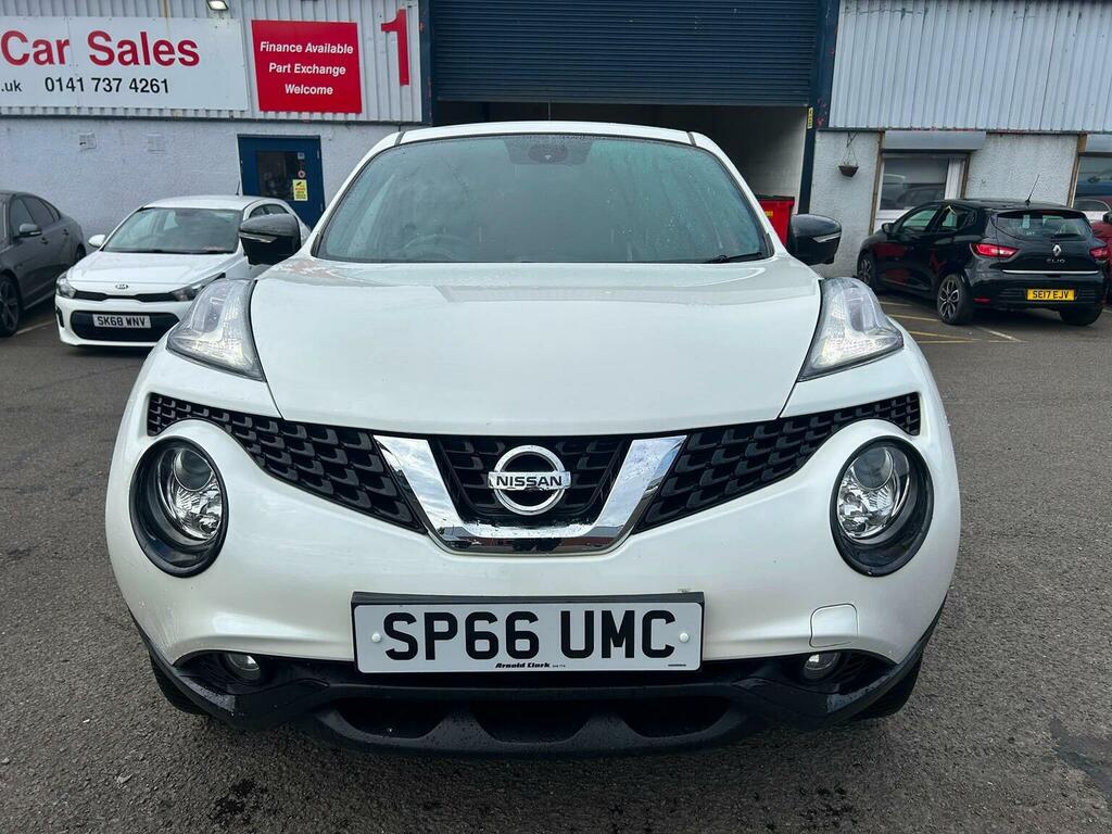 Nissan Juke 1.6 Tekna Xtron Euro 6 White #2
