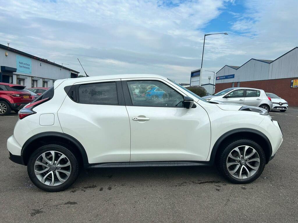 Nissan Juke 1.6 Tekna Xtron Euro 6 White #4