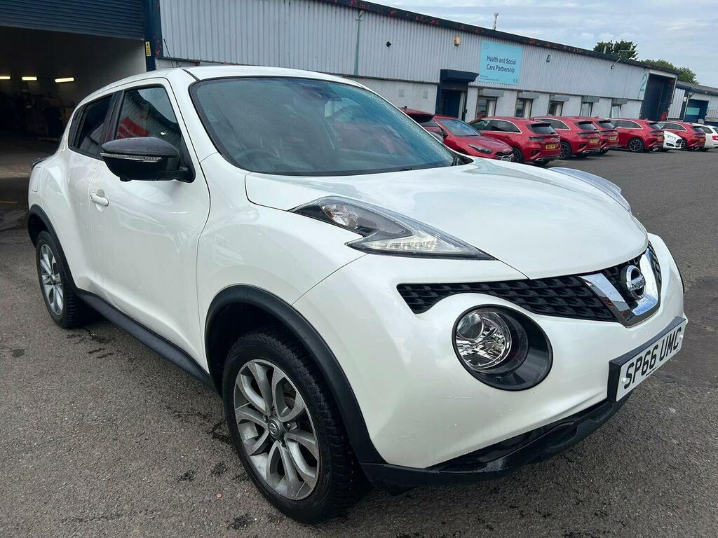 Nissan Juke 1.6 Tekna Xtron Euro 6 White #3