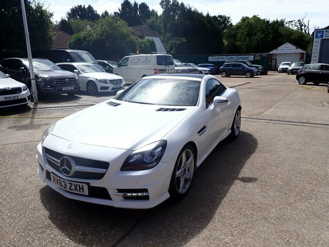 Mercedes-Benz SLK Convertible White #2