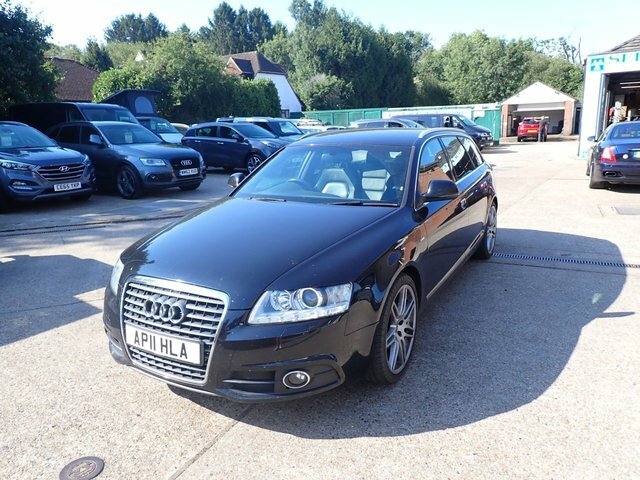 Audi A6 Avant Estate Black #4