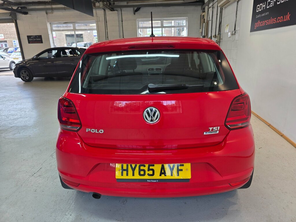 Volkswagen Polo 1.2 Tsi Bluemotion Tech Se Hatchback Ma Red #5