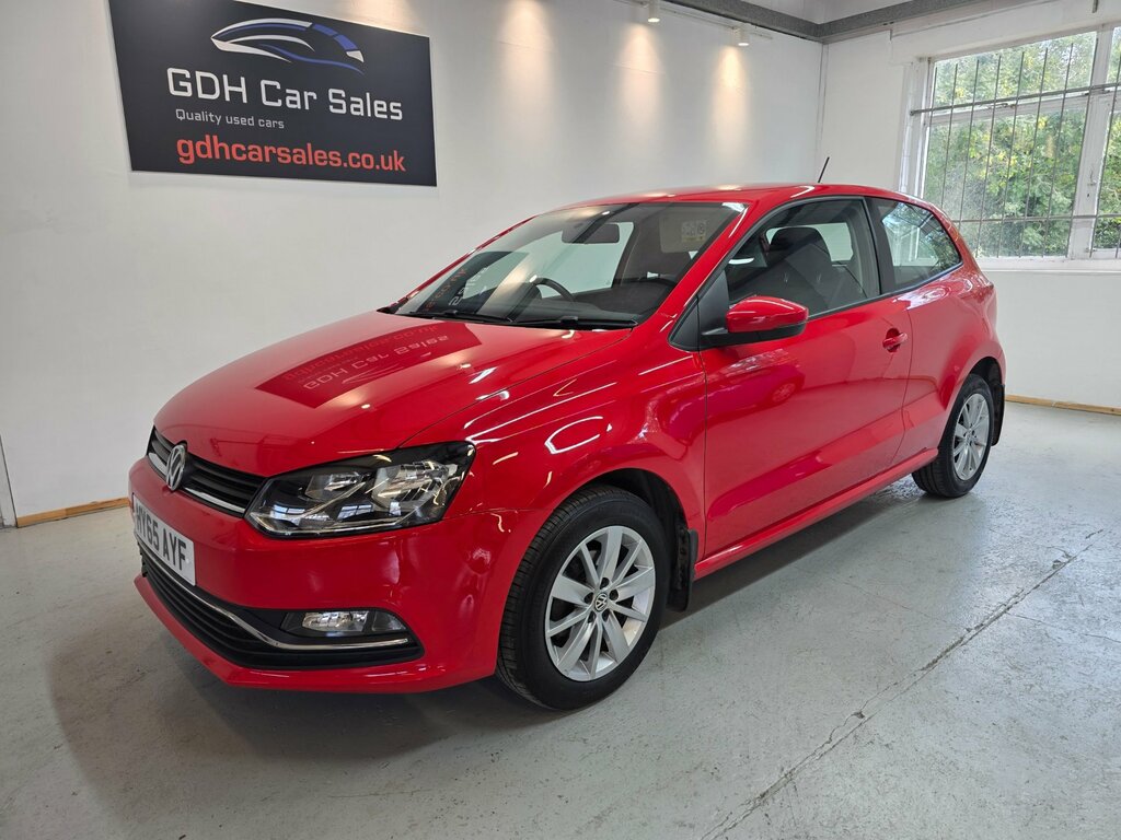 Volkswagen Polo 1.2 Tsi Bluemotion Tech Se Hatchback Ma Red