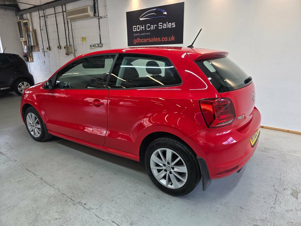 Volkswagen Polo 1.2 Tsi Bluemotion Tech Se Hatchback Ma Red #3