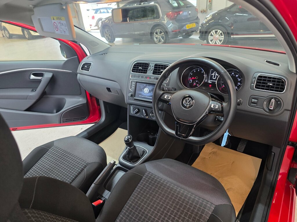 Volkswagen Polo 1.2 Tsi Bluemotion Tech Se Hatchback Ma Red #6