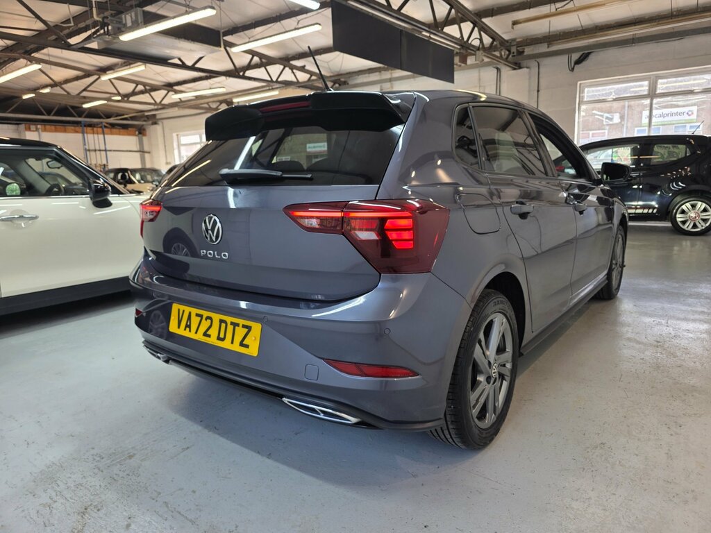 Volkswagen Polo 1.0 Tsi R-line Hatchback Euro 6 VA72DTZ Grey #5