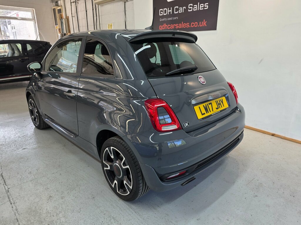 Fiat 500 0.9 Twinair S Hatchback Euro 6 LW17JHY Grey #3