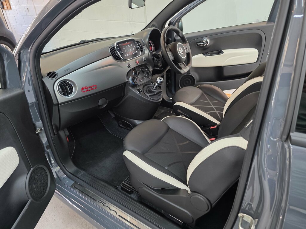 Fiat 500 0.9 Twinair S Hatchback Euro 6 LW17JHY Grey #4