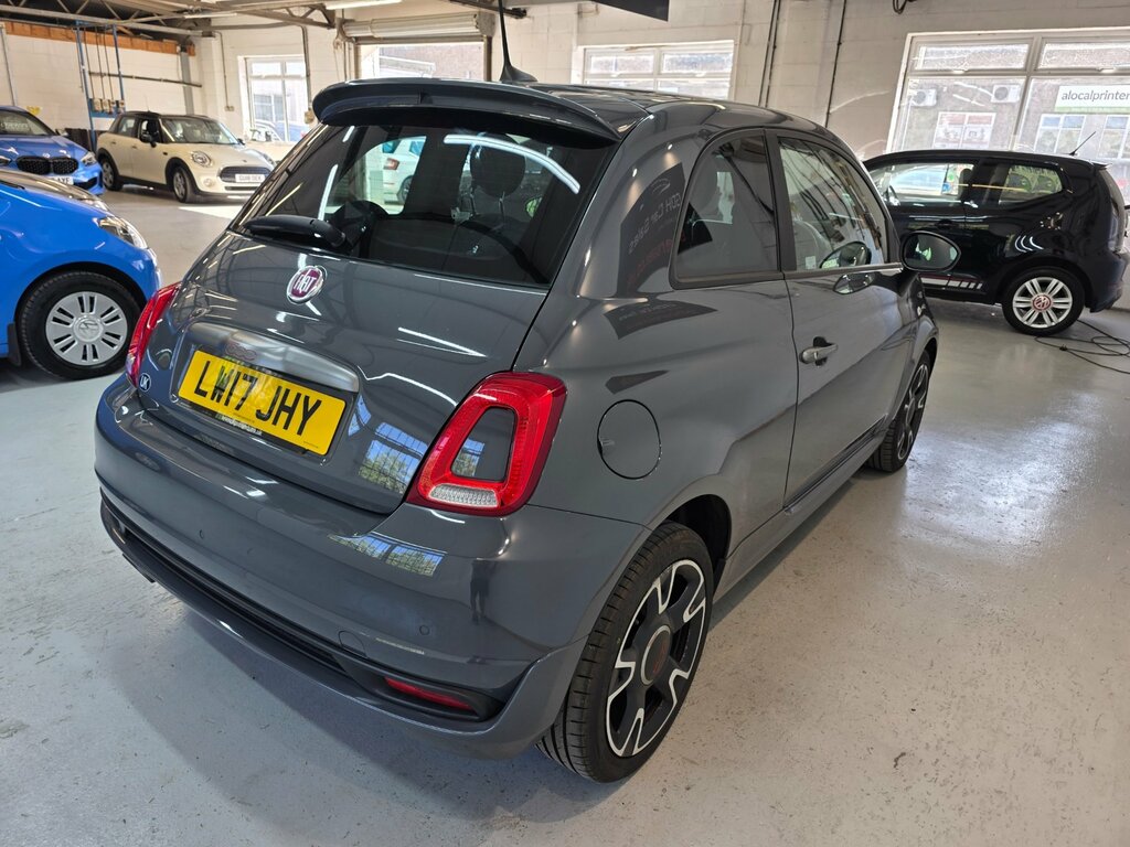 Fiat 500 0.9 Twinair S Hatchback Euro 6 LW17JHY Grey #5