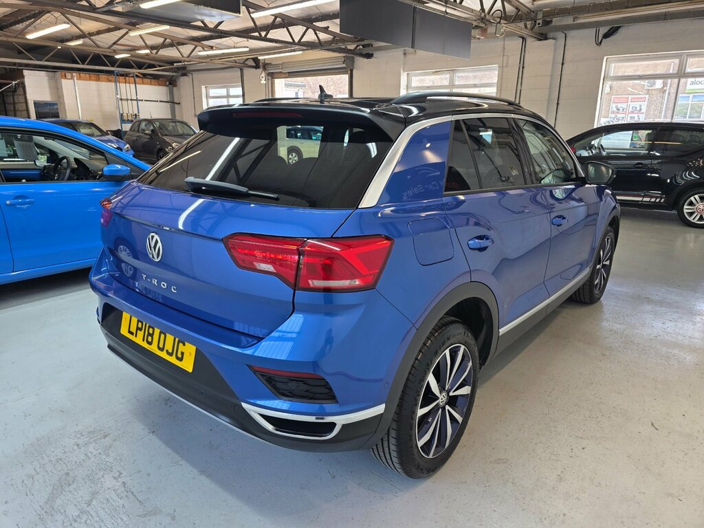Volkswagen T-Roc 1.0 Tsi Design Suv Euro 6 Ss Blue #5