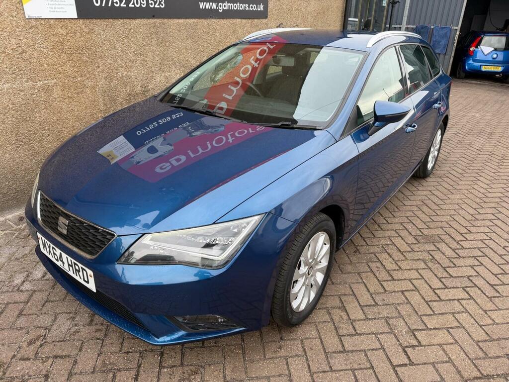 Seat Leon 1.6 Tdi Cr Se Sport Tourer Euro 5 Ss Blue #2