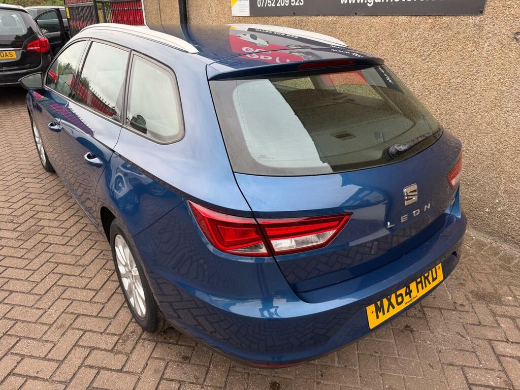 Seat Leon 1.6 Tdi Cr Se Sport Tourer Euro 5 Ss Blue #3