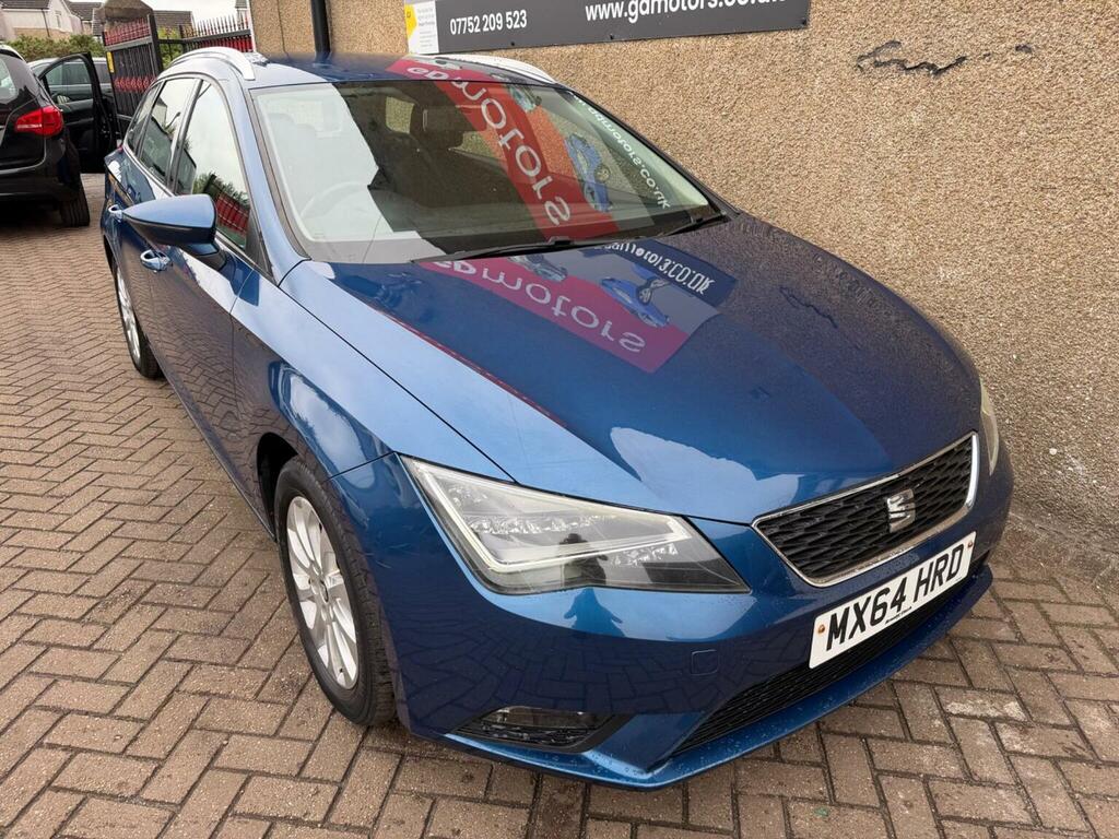 Seat Leon 1.6 Tdi Cr Se Sport Tourer Euro 5 Ss Blue #6