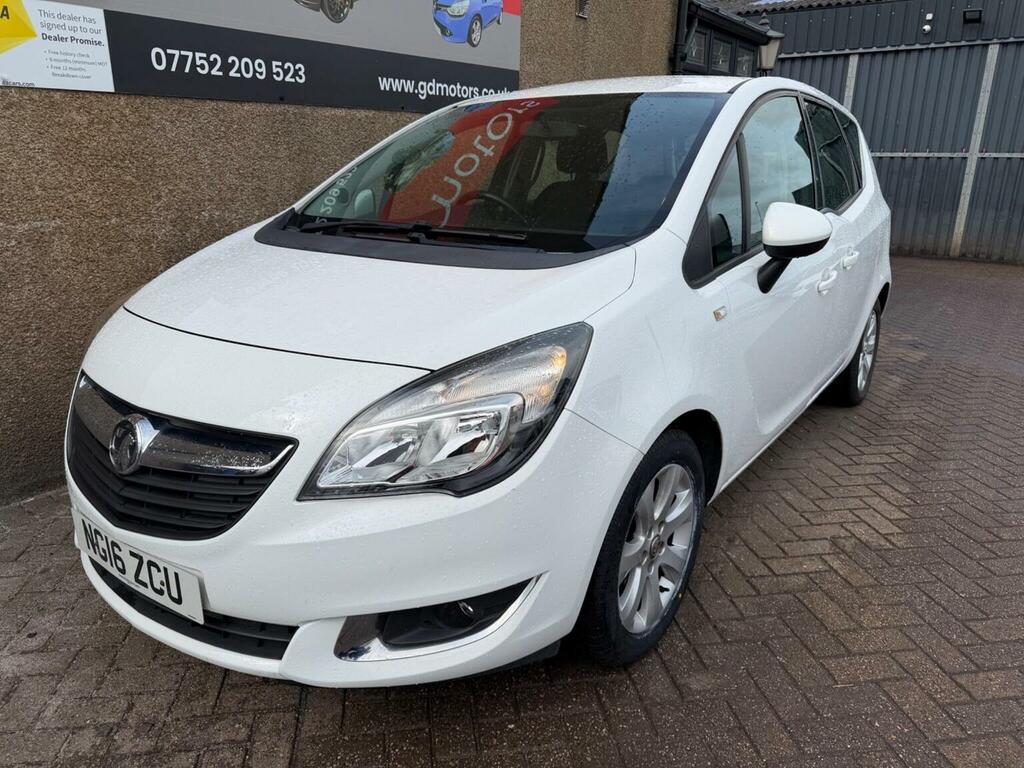 Vauxhall Meriva Mpv 1.4I Life Euro 6 201616 White