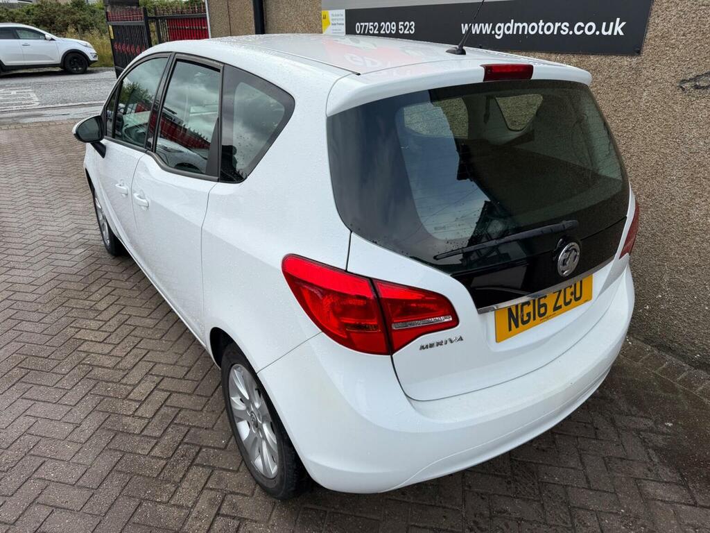 Vauxhall Meriva Mpv 1.4I Life Euro 6 201616 NG16ZCU White #4