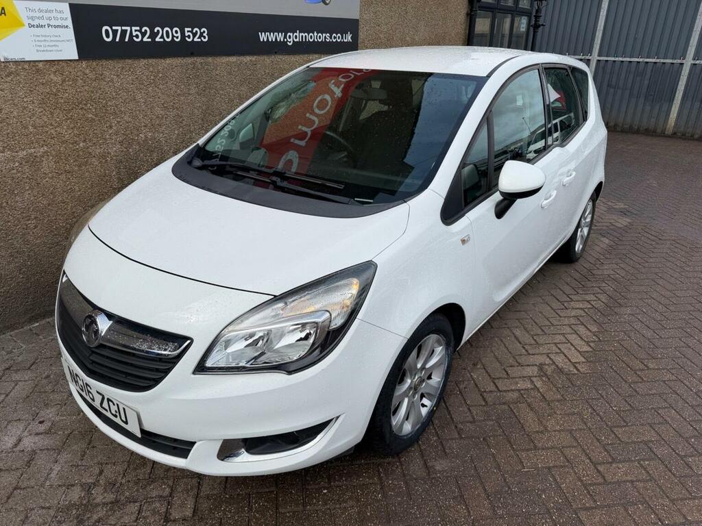 Vauxhall Meriva Mpv 1.4I Life Euro 6 201616 NG16ZCU White #6
