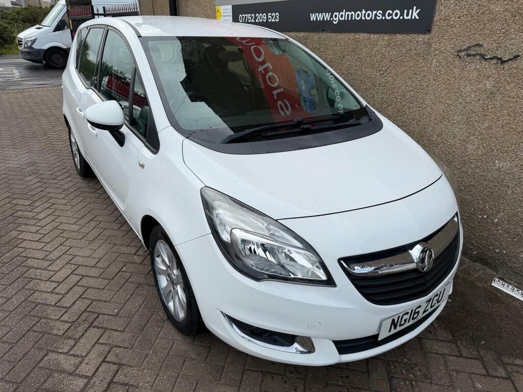 Vauxhall Meriva Mpv 1.4I Life Euro 6 201616 NG16ZCU White #2