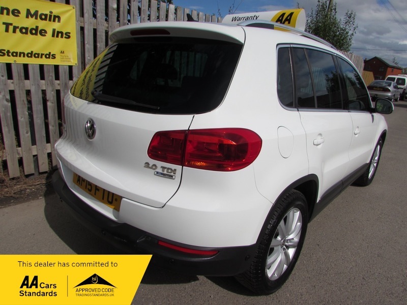 Volkswagen Tiguan Match Tdi Bluemotion Technology AF15FTU White #4