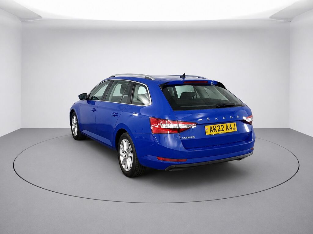 Skoda Superb Tsi Act Se Estate Blue #4