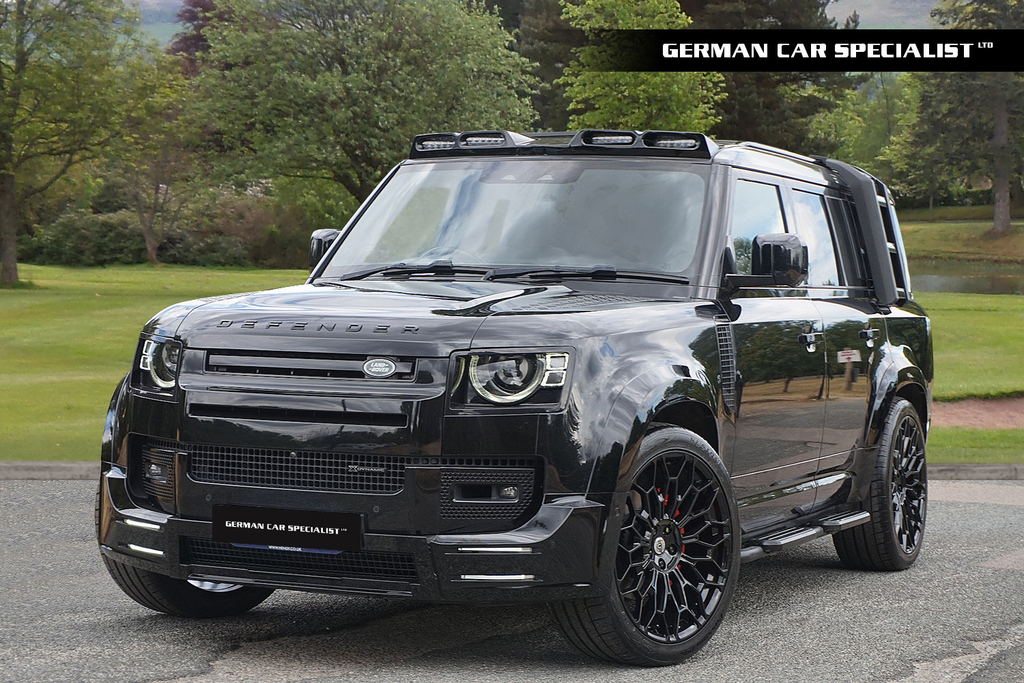 Land Rover Defender Estate Black #4