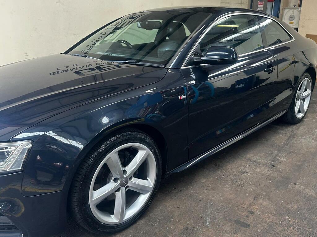Audi A5 Coupe 2.0 Tdi S Line Multitronic Euro 5 Ss Blue #3
