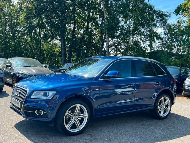 Audi Q5 2.0 Tdi S Line Blue #6