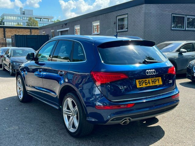 Audi Q5 2.0 Tdi S Line Blue #4