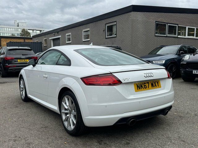 Audi TT 1.8 Tfsi Sport Coupe NK67WXY White #4