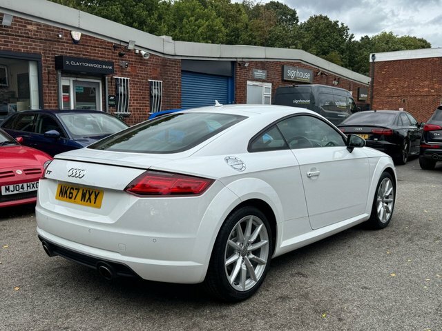 Audi TT 1.8 Tfsi Sport Coupe NK67WXY White #3