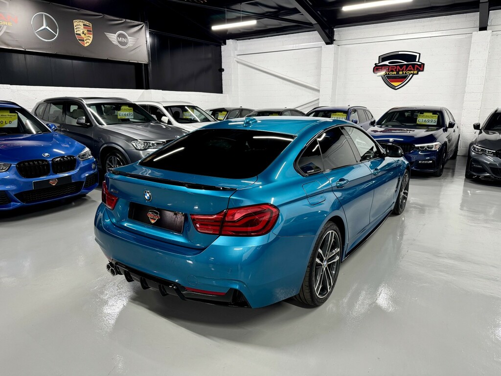 BMW 4 Series Gran Coupe 2.0 420D Xdrive M Sport Gran Coupe Blue