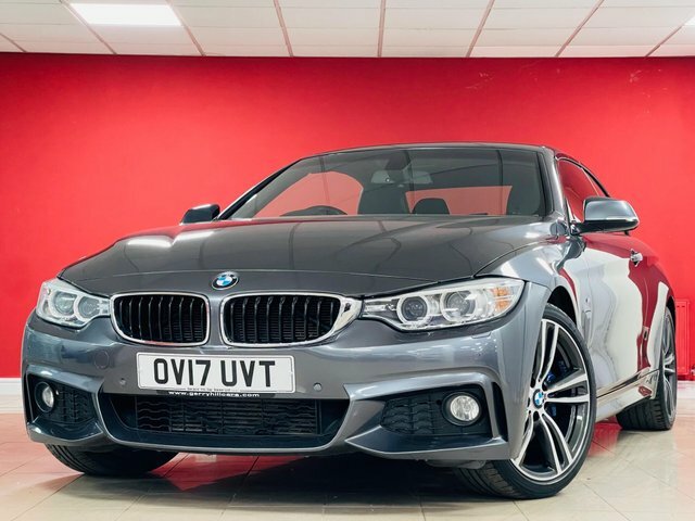 BMW 4 Series 420D M Sport Convertible Grey #4