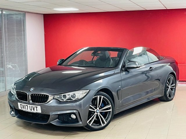 BMW 4 Series 420D M Sport Convertible Grey #5