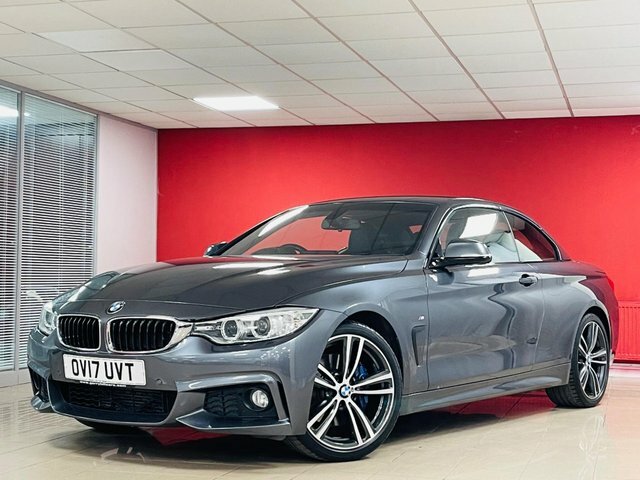 BMW 4 Series 420D M Sport Convertible Grey #2