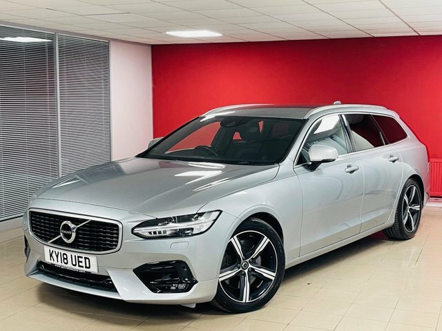Volvo V90 D5 Powerpulse R-design Pro Silver #3