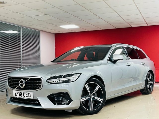 Volvo V90 D5 Powerpulse R-design Pro Silver #2