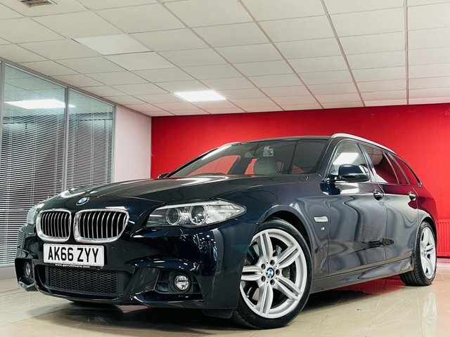 BMW 5 Series 535D M Sport Touring Black #2