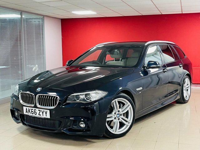 BMW 5 Series 535D M Sport Touring Black #3