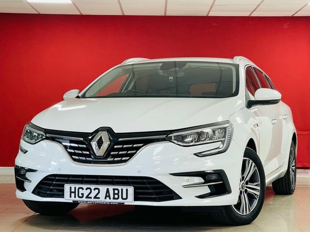 Renault Megane Blue Dci Iconic Sport White #4