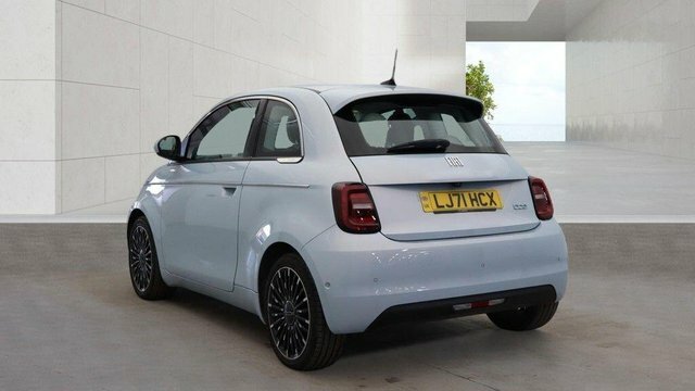 Fiat 500E La Prima Hatchback Blue #3