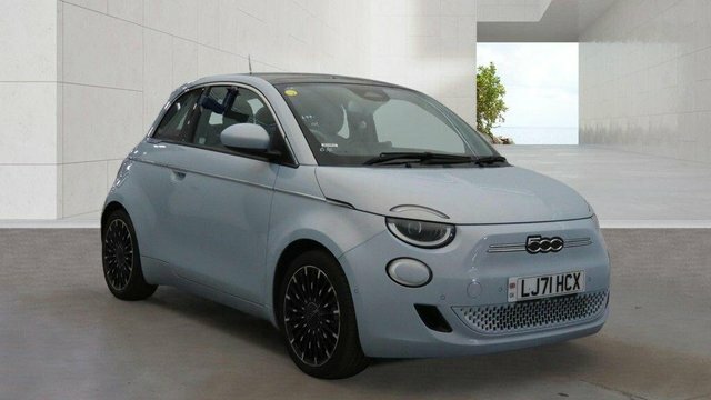 Fiat 500E La Prima Hatchback Blue #2