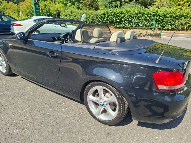 BMW 1 Series 2.0 120I M Sport 168 Bhp Convertible, S Histor Black #14