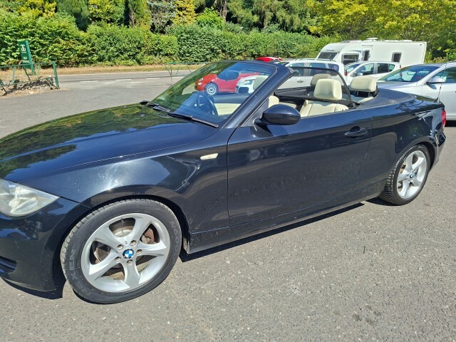 BMW 1 Series 2.0 120I M Sport 168 Bhp Convertible, S Histor Black #1