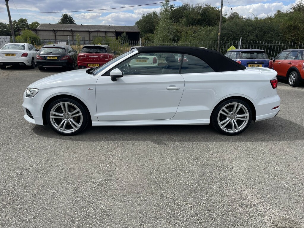 Audi A3 Cabriolet Cabriolet 2.0 Tdi Se Convertible White #8