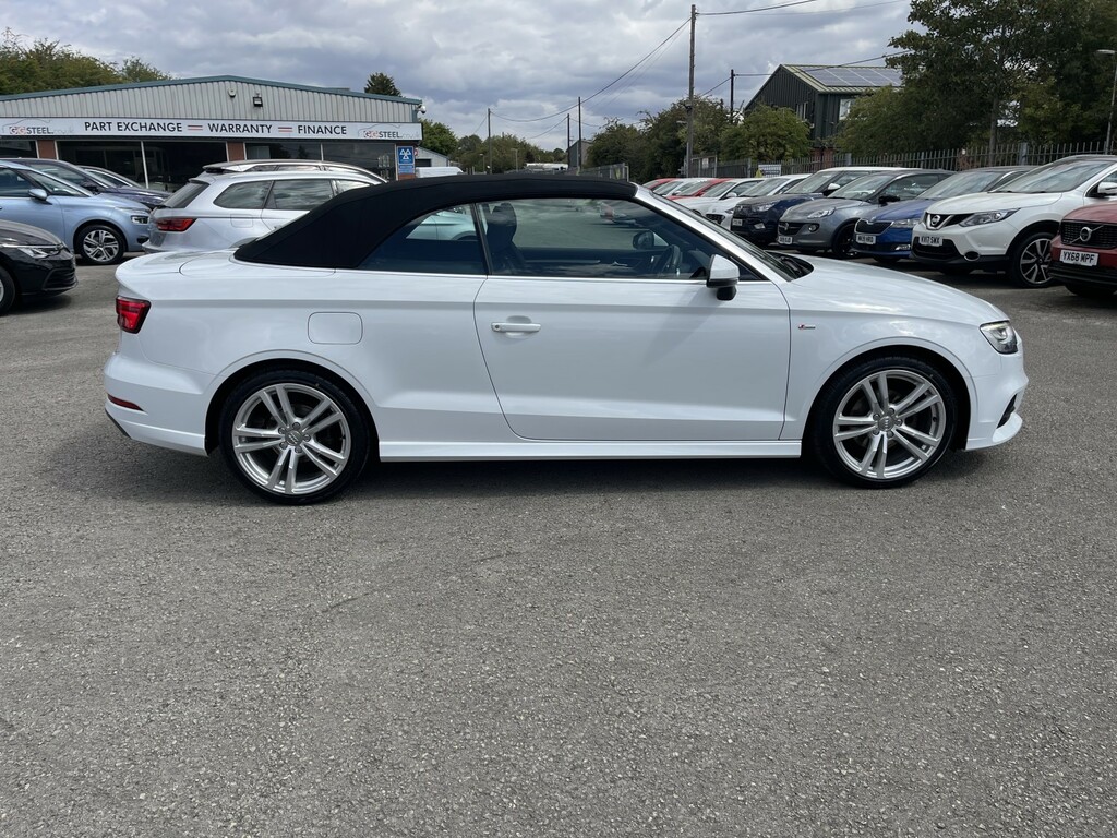 Audi A3 Cabriolet 1.5 Tfsi Cod S Line White #4