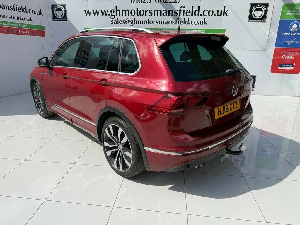 Volkswagen Tiguan Suv 2.0 Tdi R-line Dsg 4Motion Euro 6 Ss 2 HJ18CTZ Red #4