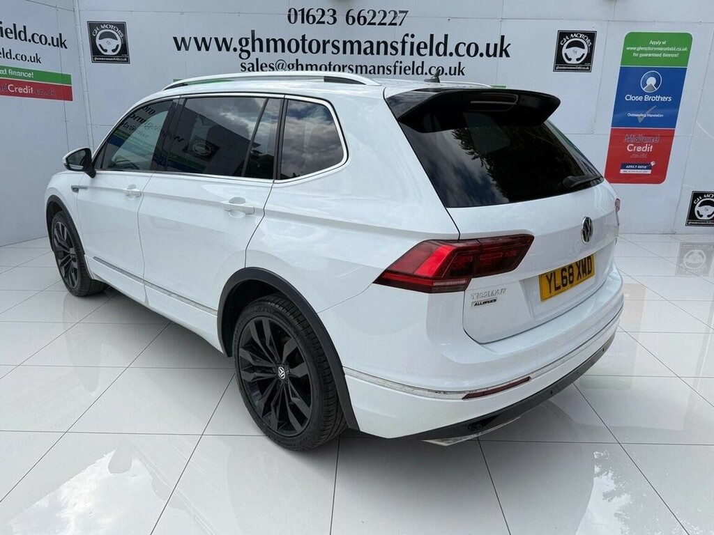 Volkswagen Tiguan Allspace Suv 2.0 Tdi R-line 4Motion Euro 6 Ss 2019 YL68XMD White #4