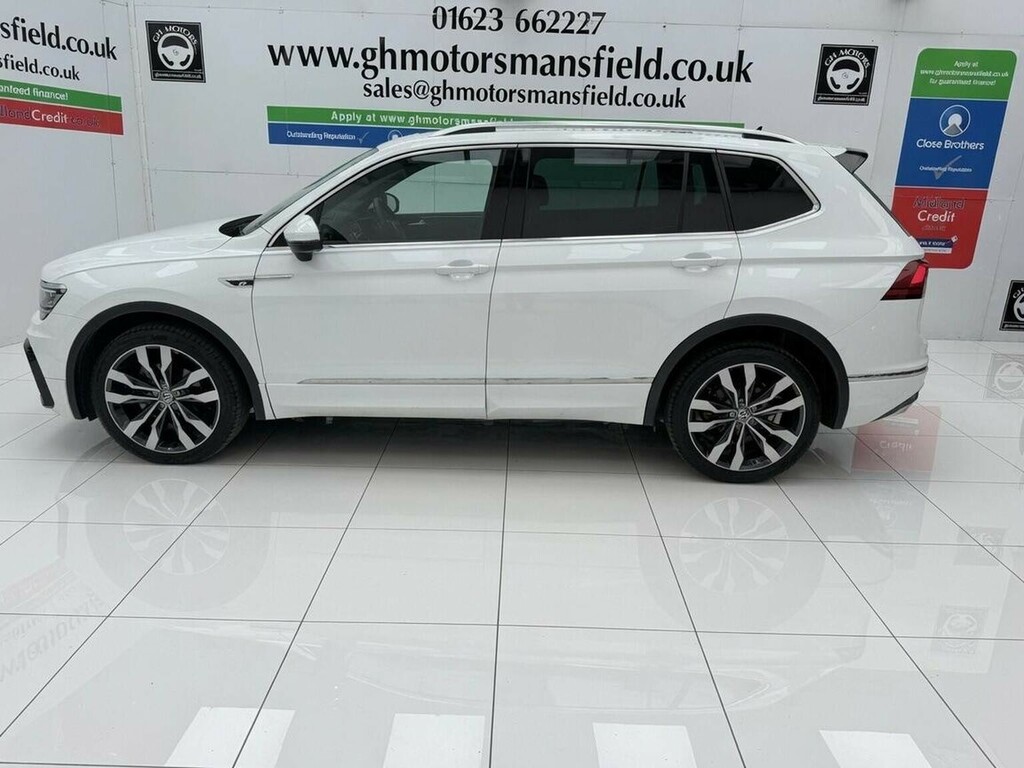 Volkswagen Tiguan Allspace Suv 2.0 Tdi R-line 4Motion Euro 6 Ss 2019 YL68XMD White #3