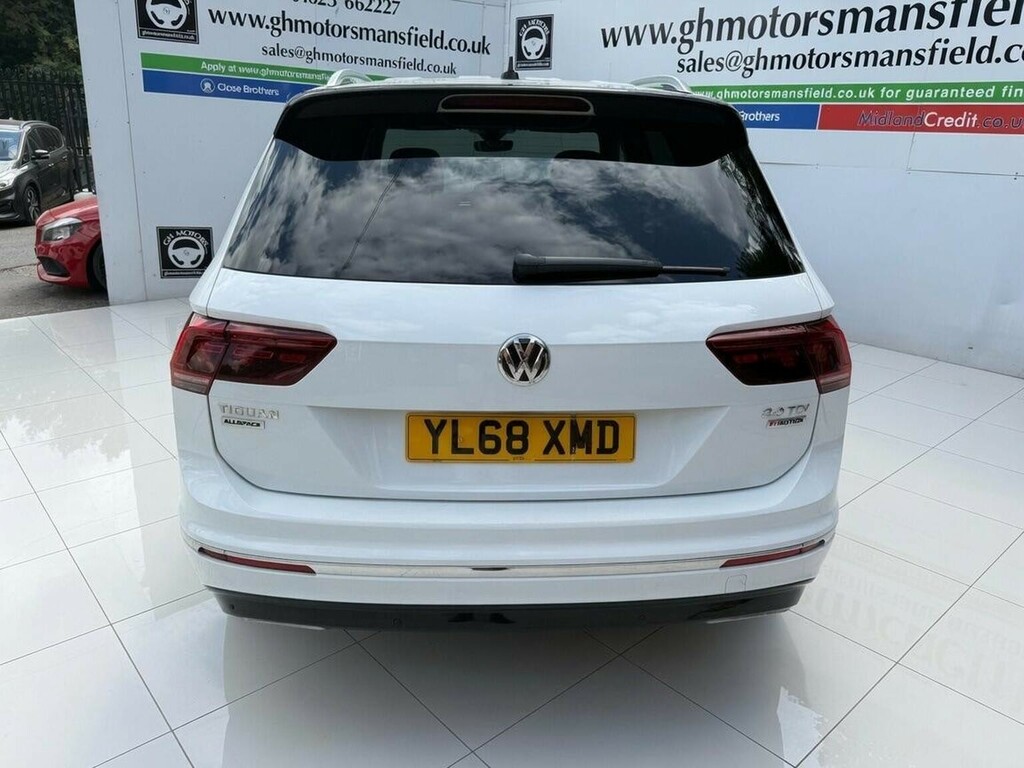 Volkswagen Tiguan Allspace Suv 2.0 Tdi R-line 4Motion Euro 6 Ss 2019 YL68XMD White #5