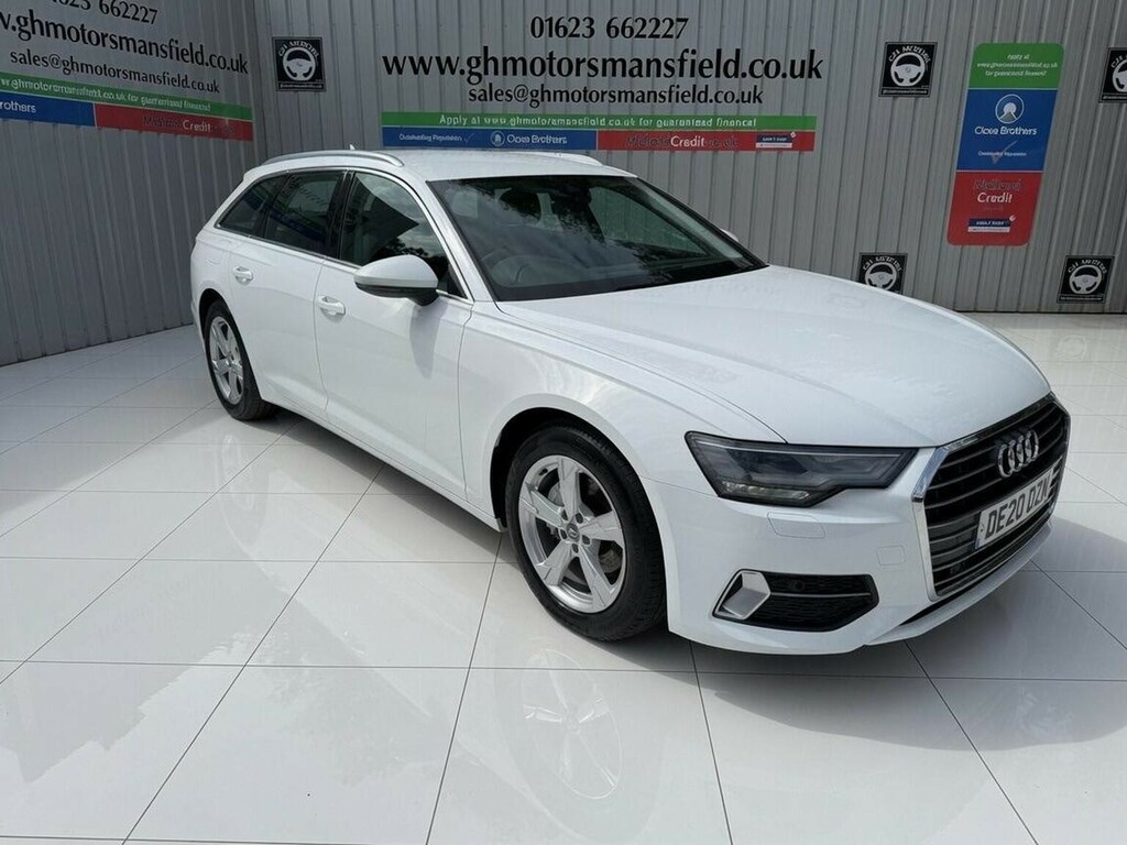Audi A6 Avant Estate 2.0 Tdi 40 Sport S Tronic Euro 6 Ss DE20DZN White